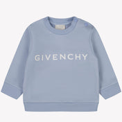 Givenchy 男の子のセーターライトブルー