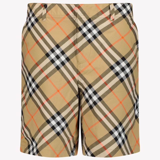 Burberry Oscar Kids Boys Shorts In Beige