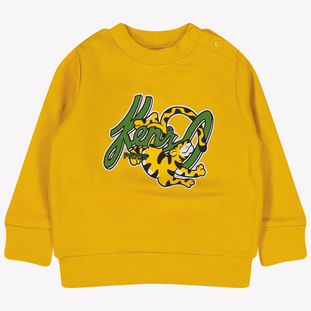 Kenzo Kids Baby Jongens Trui Geel