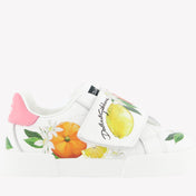 Dolce & Gabbana Kids Girls Sneakers White