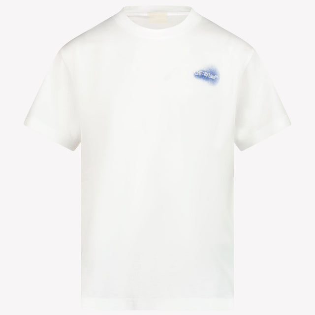 Off-White Kids Boys in T-Shirt White