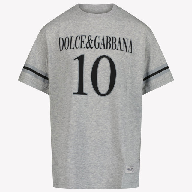 Dolce & Gabbana Kids Boys in T-Shirt Gray