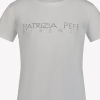 Patrizia Pepe Kinder Meisjes T-shirt Wit