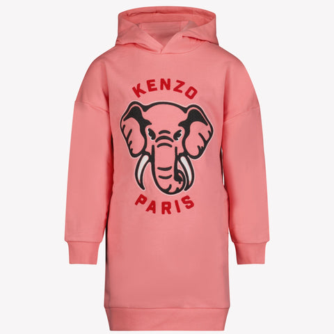 Kenzo Kids Meisjes Jurk Roze 4Y