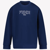 Fendi Unisex Sweater Navy