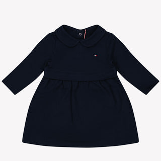 Tommy Hilfiger Baby Meisjes Jurk Navy