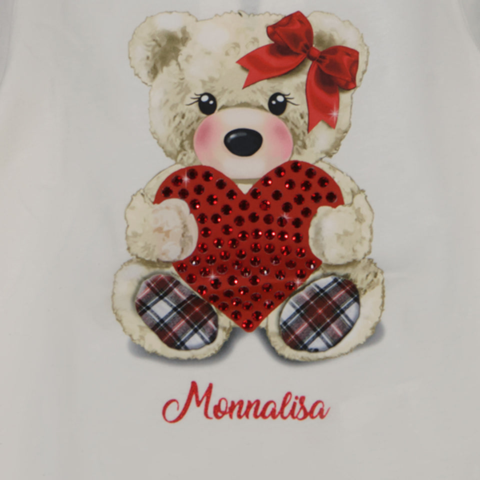 Monnalisa Baby Girls T-shirt OffWhite