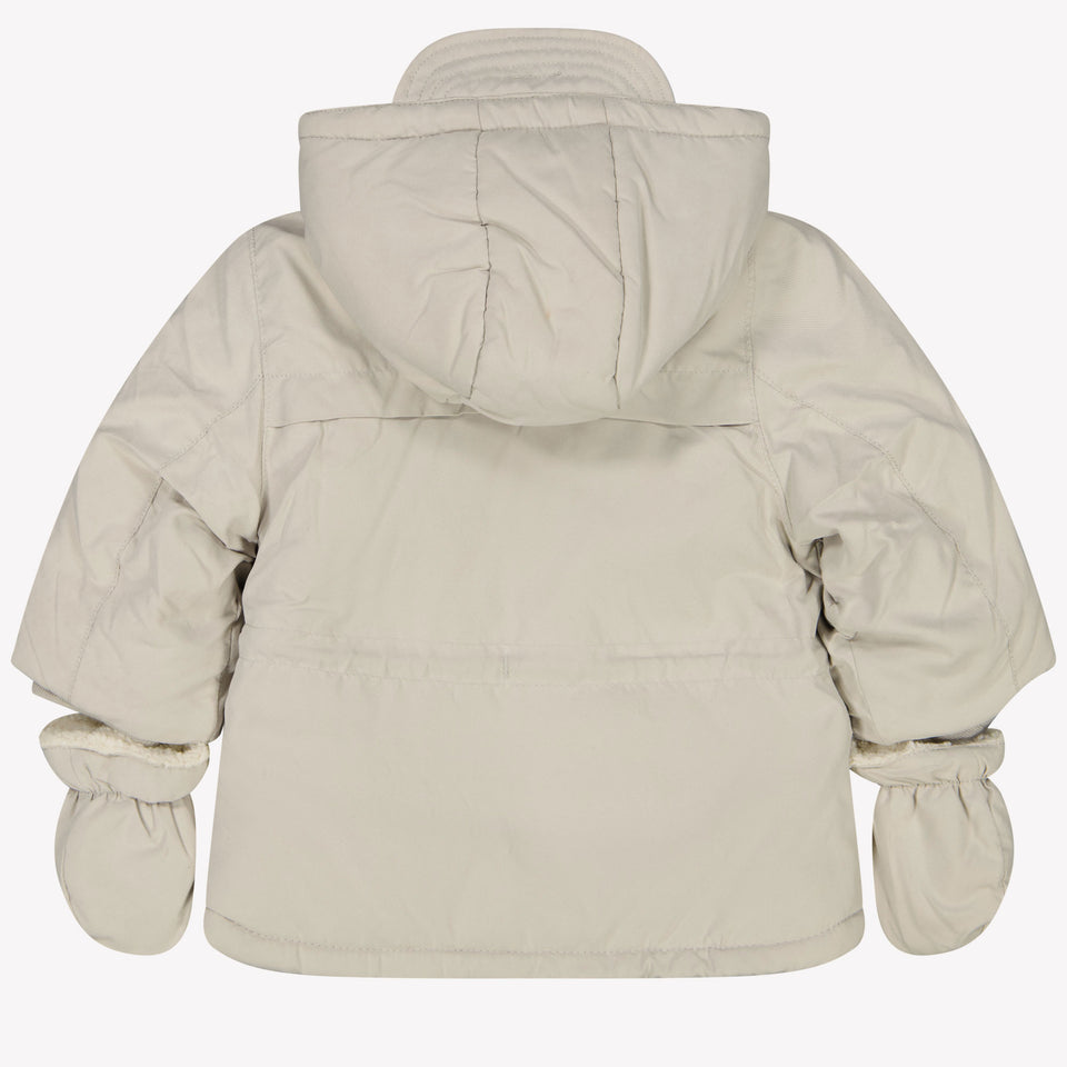 Mayoral Baby Boys Winter Coat Light Beige