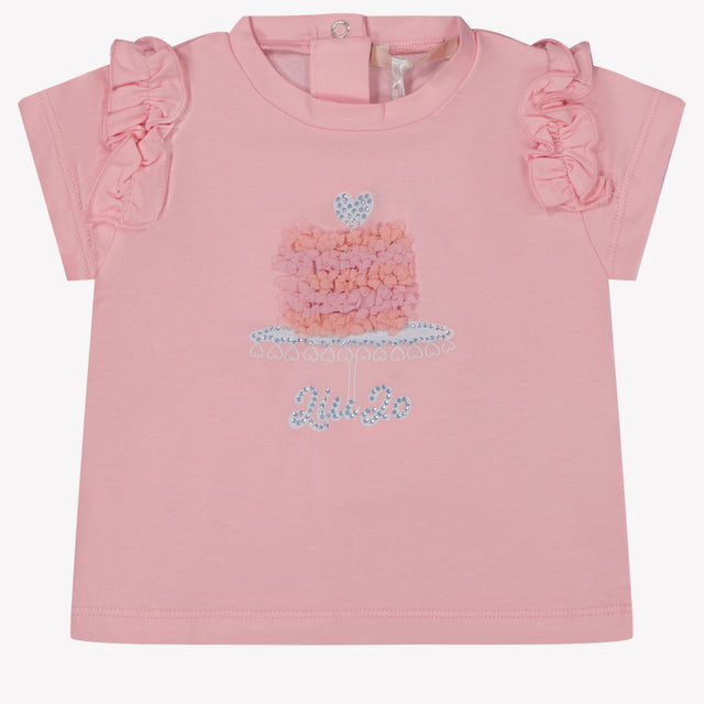 Liu Jo Baby Girls T-Shirt in Pink