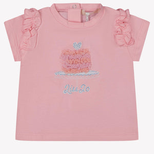 Liu Jo Baby Meisjes T-Shirt In Roze