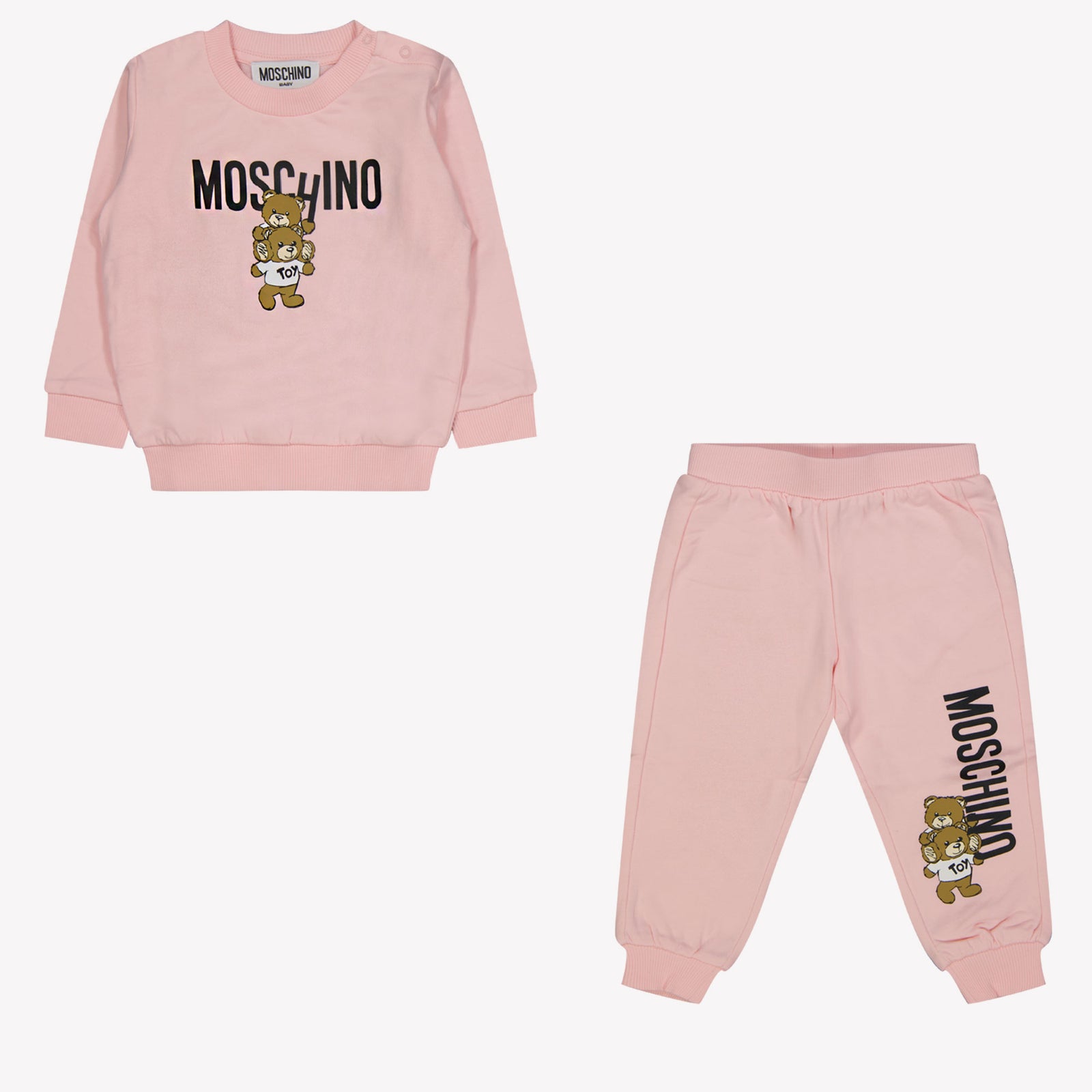 Moschino 赤ちゃんユニセックスジョギングスーツライトピンク