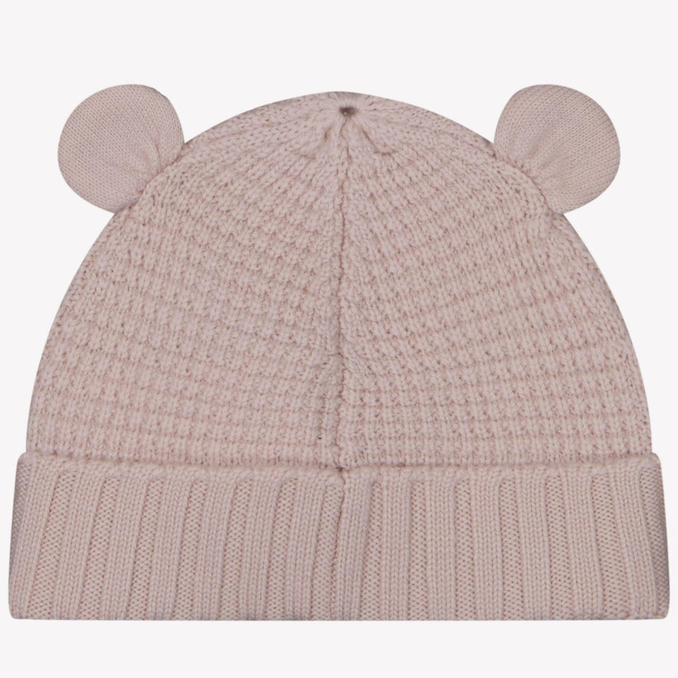 Moncler Baby Unisex Hat in Light Pink