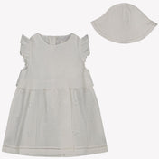 Chloe Bebek Kızlar Beyaz Elbise
