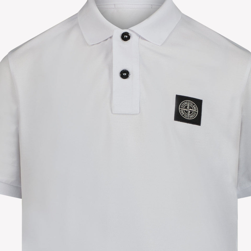 Stone Island Kinder Jongens Polo Wit