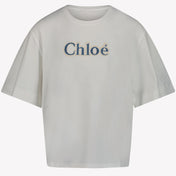 Chloe 女の子のTシャツは白