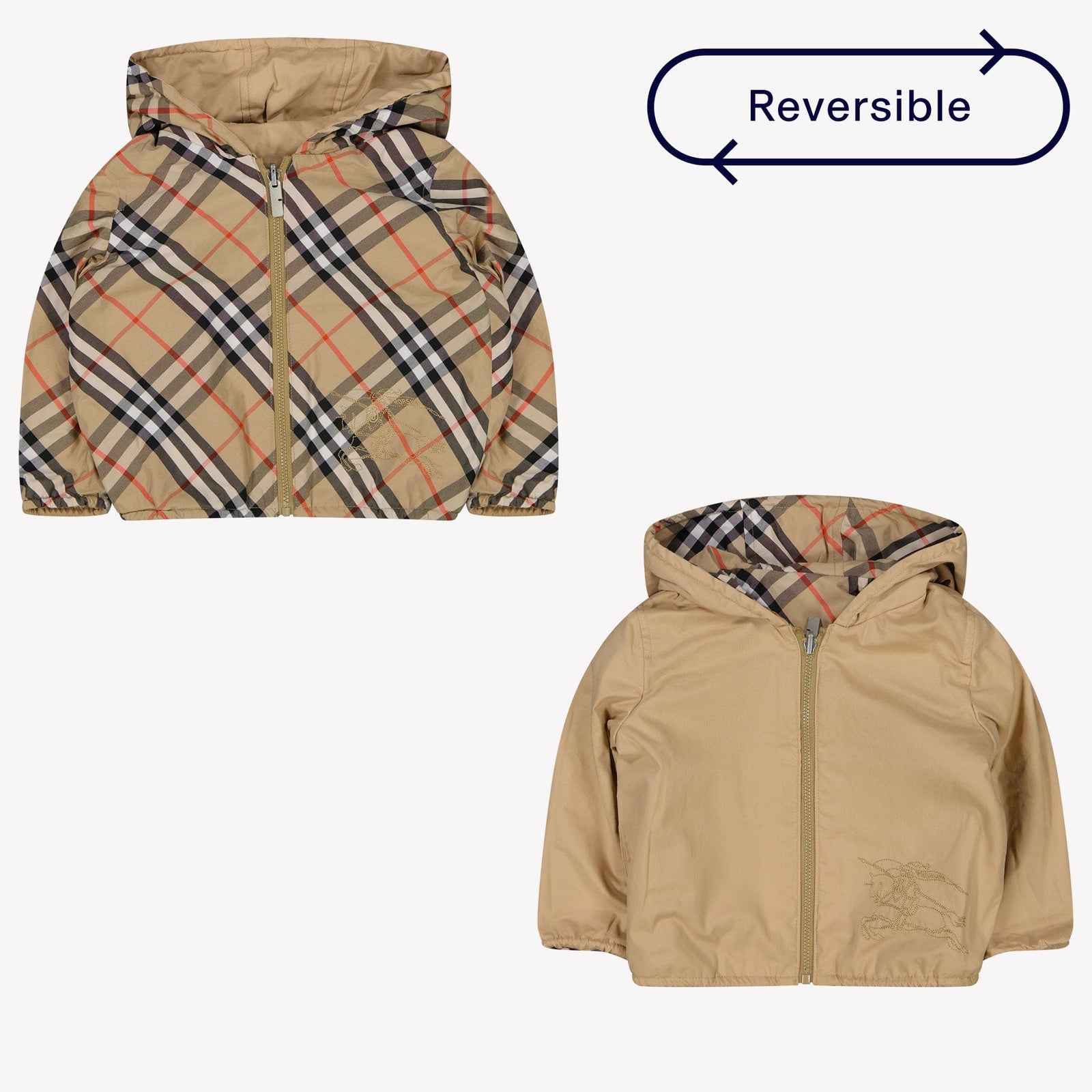 Burberry Rufus Baby Unisex summer jacket in Beige