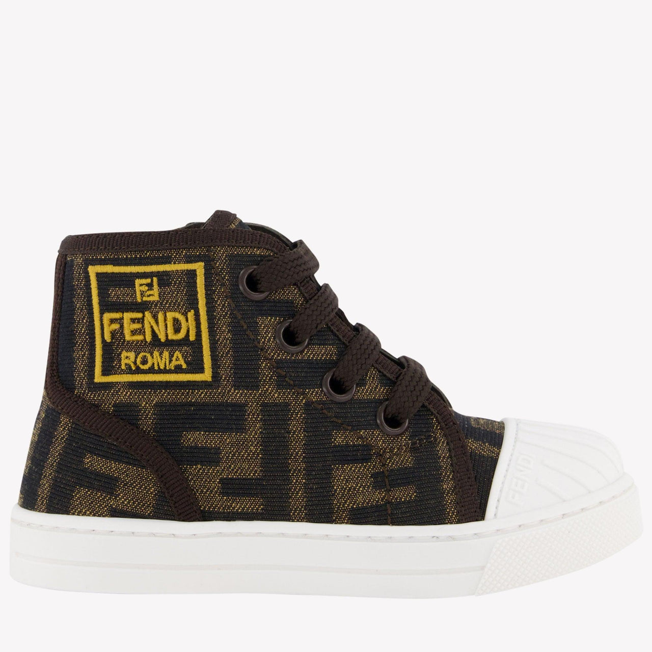Fendi Unisex Sneakers Brown
