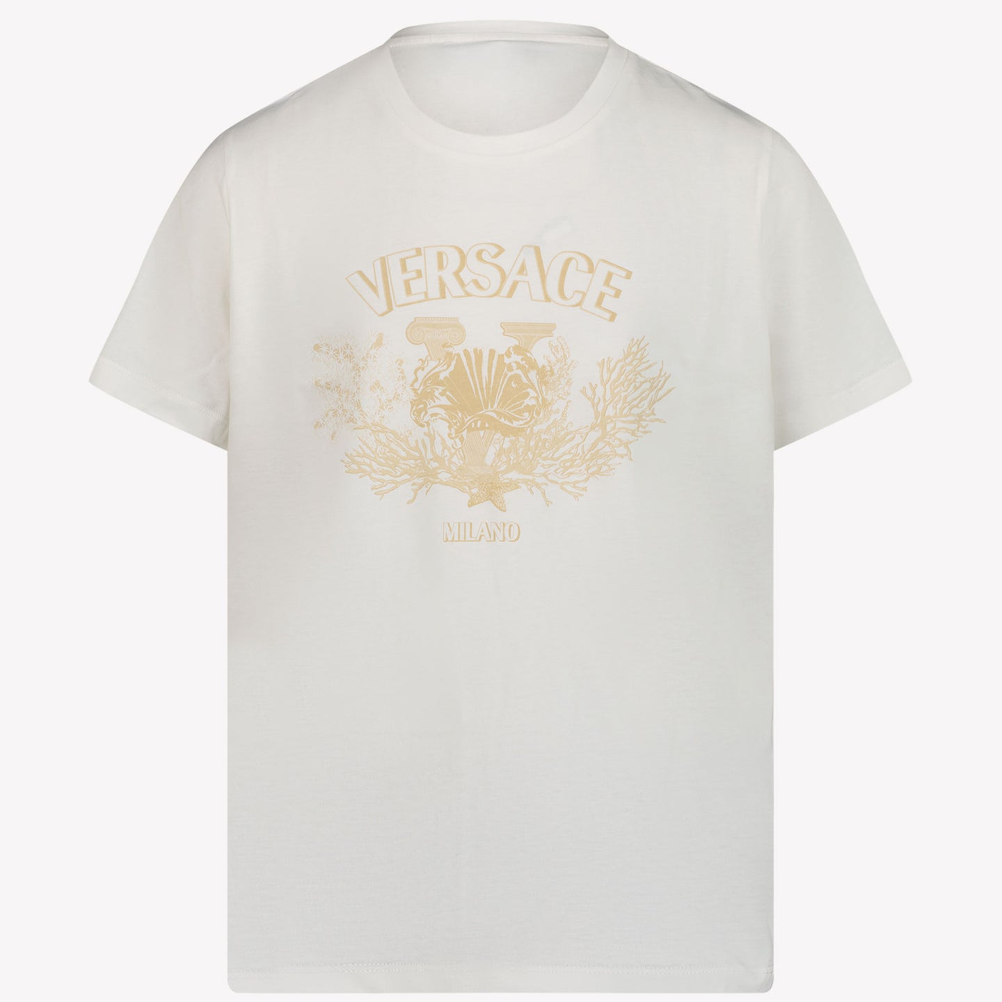 Versace Unisex T-shirt Wit 4Y