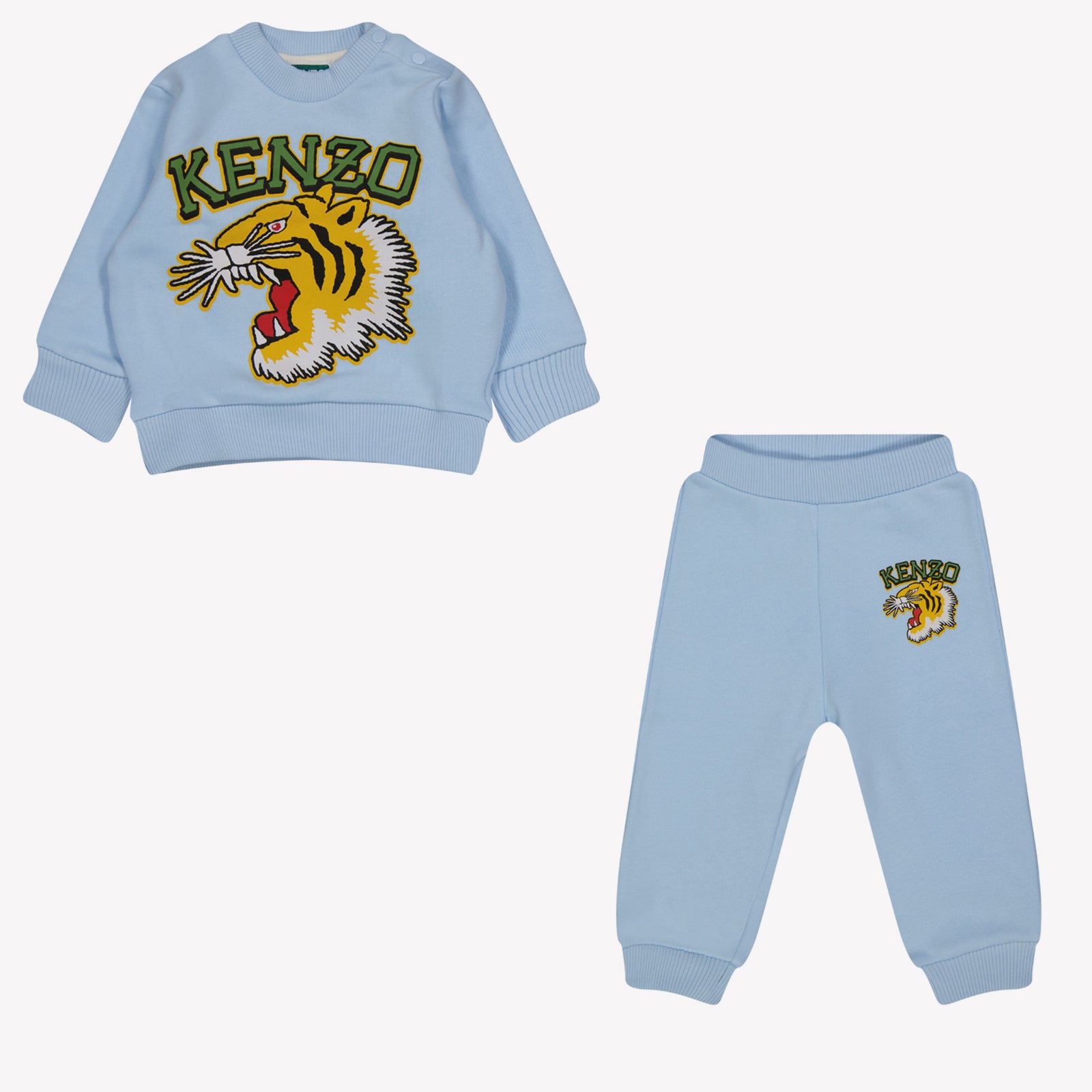 Kenzo Kids Baby Boys Jogging Suit Light Blue