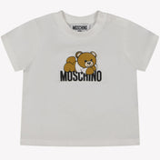 Moschino ベビーユニセックスのTシャツは白