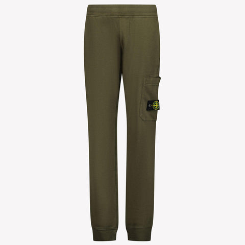 Stone Island Kids Boys  Trousers Army