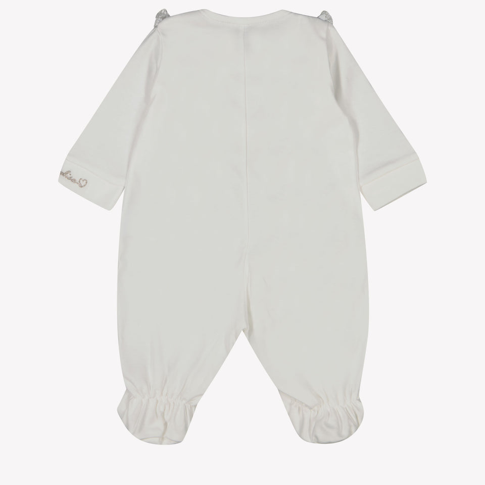 MonnaLisa Baby Meisjes Boxpakje In Off White