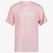 Dsquared2 Girls T-Shirt Light Pink