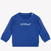 Off-White Baby Jongens Trui In Blauw