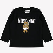 Moschino Bebek unisex t-shirt siyah