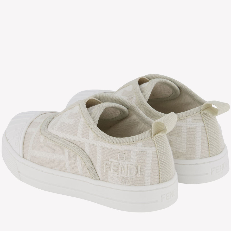 Fendi Unisex Sneakers Licht Beige