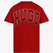 Hugo Children's Boys T-Shirt Kırmızı