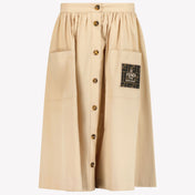 Fendi Children's girls skirt Beige