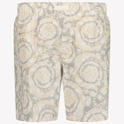 Versace Kids Boys Swimwear In Gray