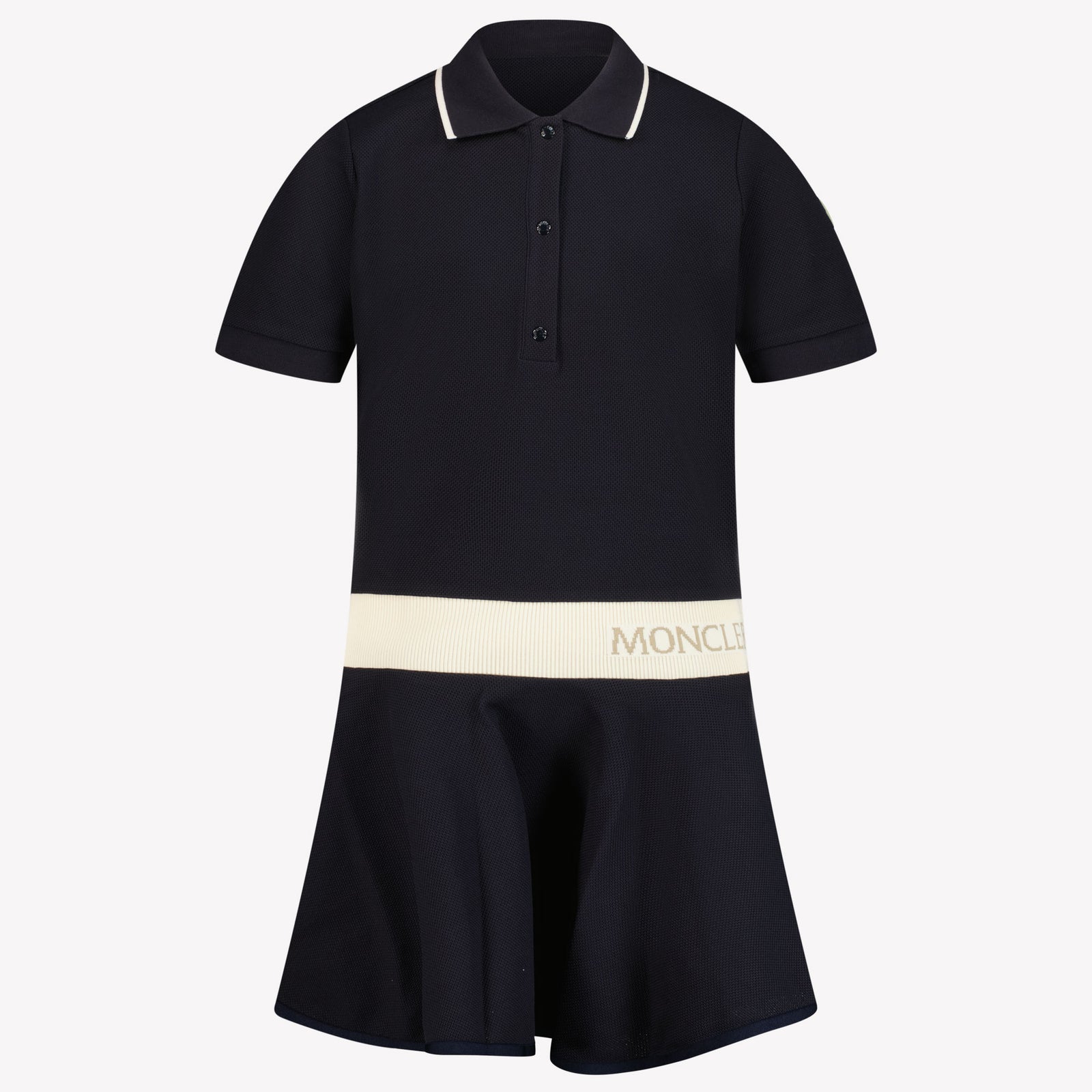 Moncler Kids Girls Dress Navy