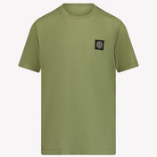 Stone Island Boys t-shirt Olive Green