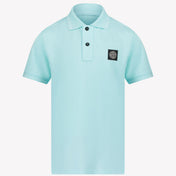 Stone Island Boys Polo Turquoise