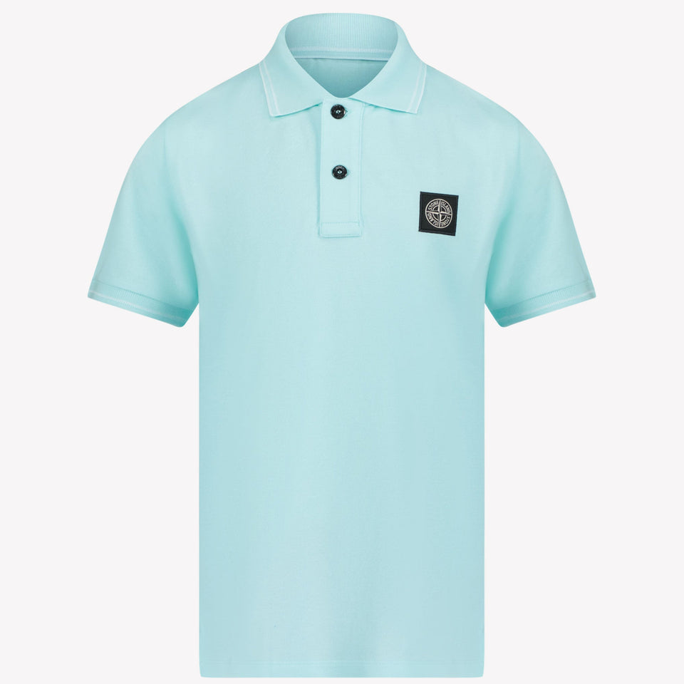 Stone Island Jongens Polo Turquoise 2Y