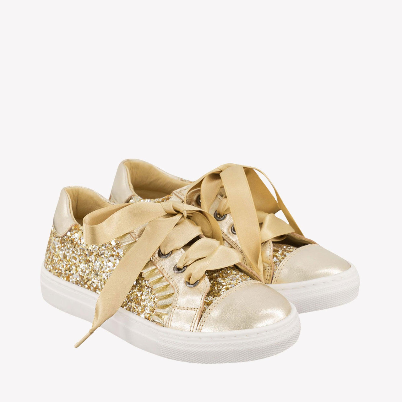 Andanes Girls Sneakers Gold