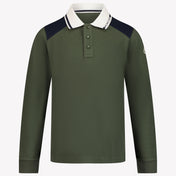 Moncler Boys Polo Army