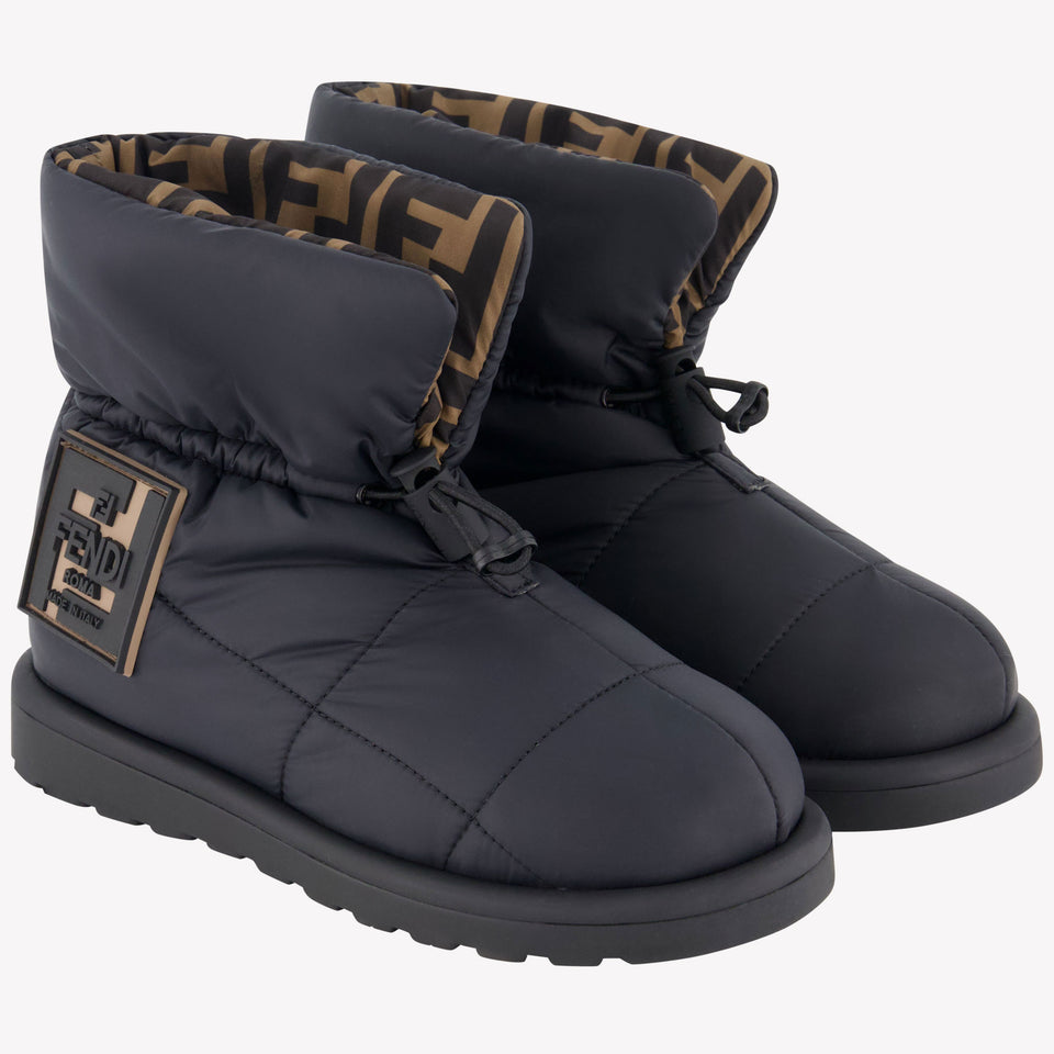 Fendi Unisex Snowboots Zwart