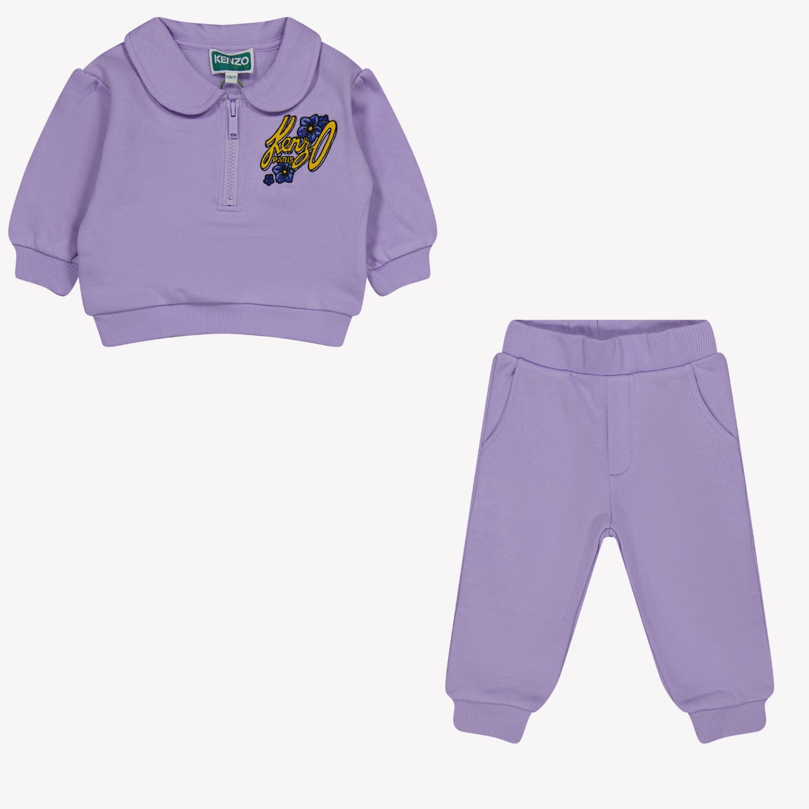 Kenzo Kids Baby Meisjes Joggingpak Lila