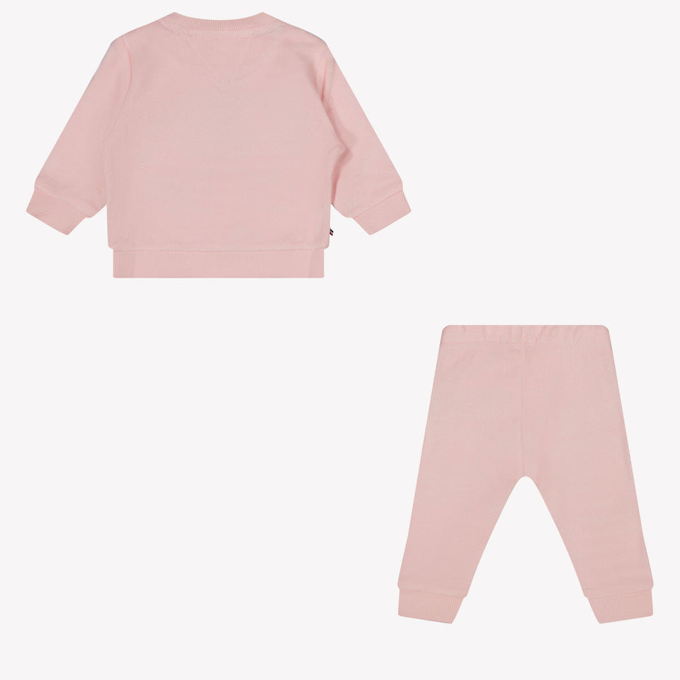 Tommy Hilfiger Baby unisex jogging suit Light Pink