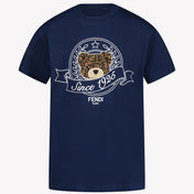 Fendi Unisex t-shirt Navy