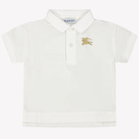 Burberry Johane Baby Jongens Polo In Wit