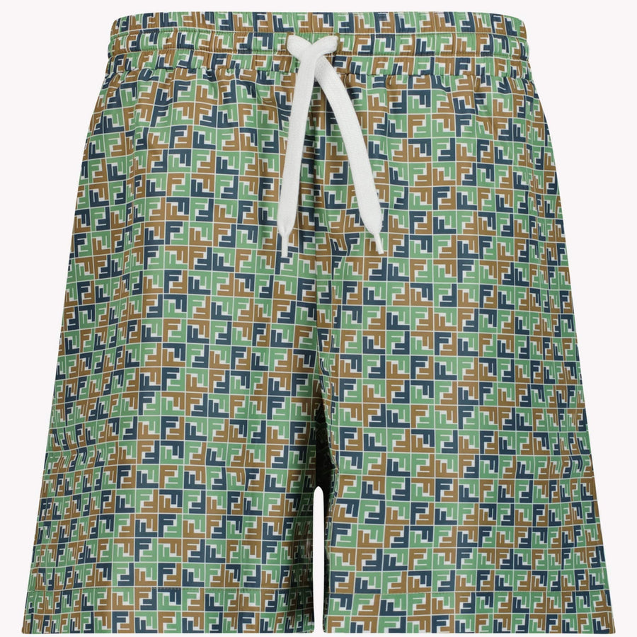 Fendi Boys Swimwear Green