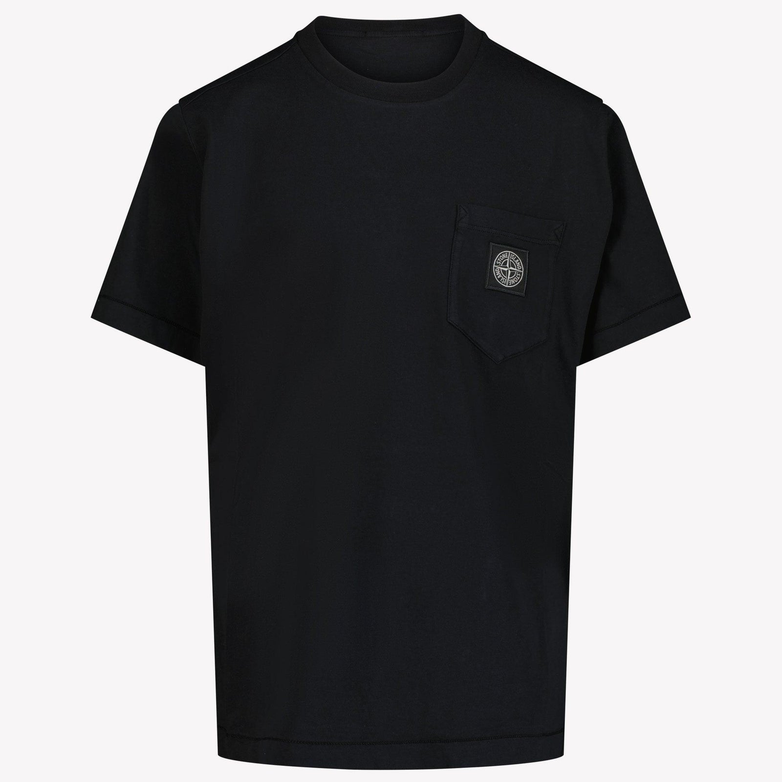 Stone Island Kids Boys in T-Shirt Black