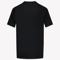 Stone Island Kids Boys  T-Shirt Black
