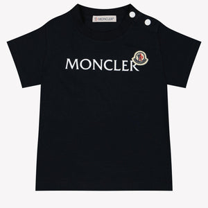 Moncler Baby Jongens T-Shirt In Navy