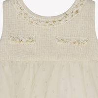 MonnaLisa Baby Meisjes Jurk Off White