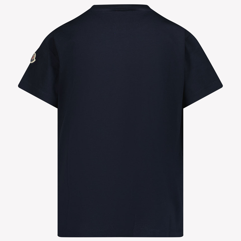 Moncler Boys t-shirt Navy